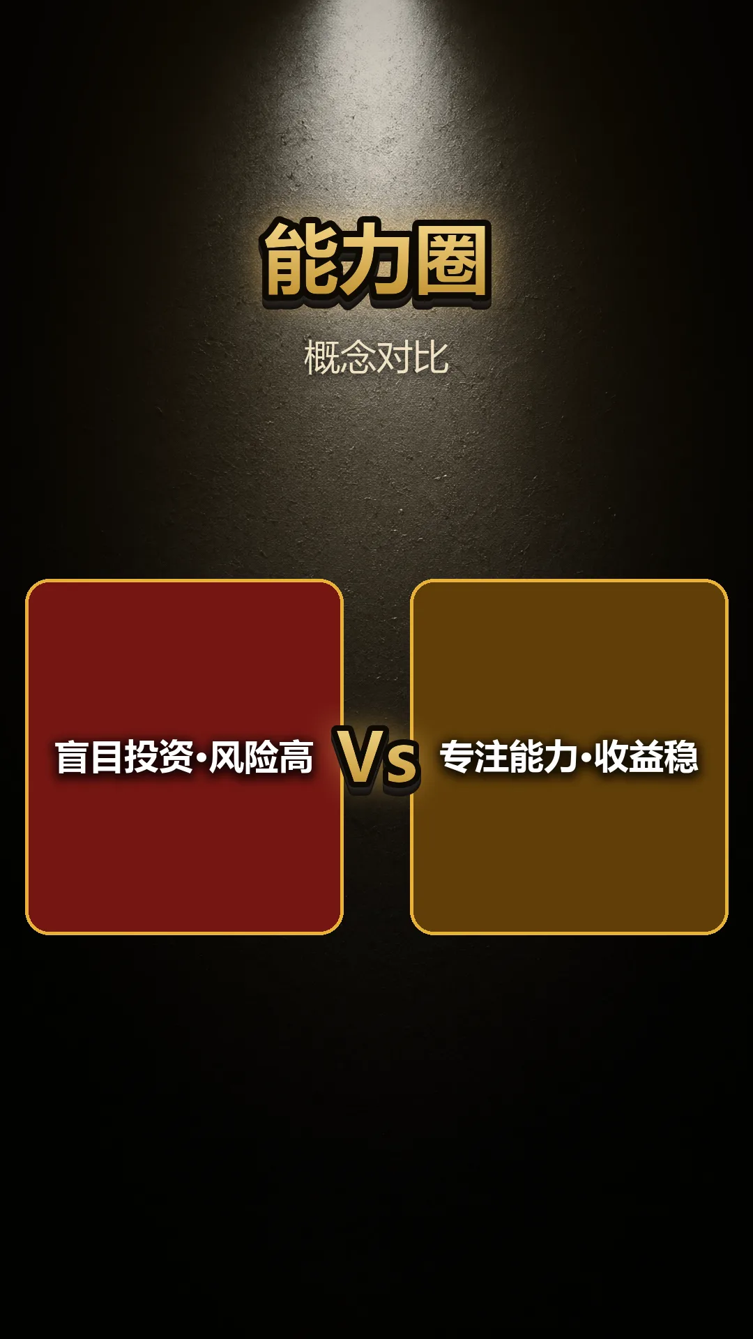 概念对比卡片